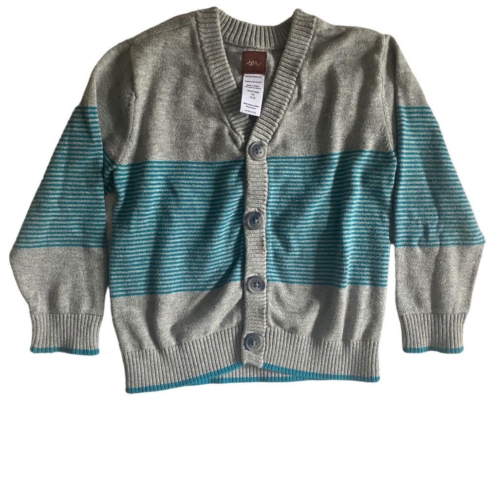 Tea Collection striped boys cardigan